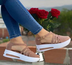 Leisure Women's Wedge Round Toe Shoes