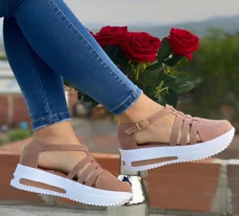 Leisure Women's Wedge Round Toe Shoes