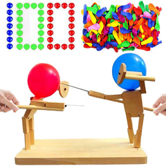 Balloon Duel Wooden Puppets