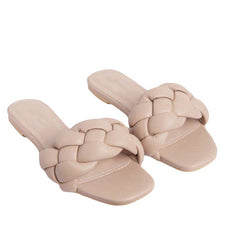 Chic Summer Woven Slippers