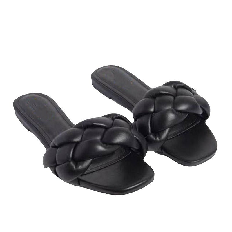 Chic Summer Woven Slippers