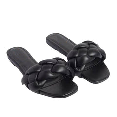 Chic Summer Woven Slippers