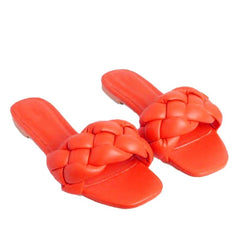 Chic Summer Woven Slippers