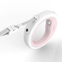 UFO Retractable Dog Leash – USB Rechargeable LED Pet Leash for Safe Walks